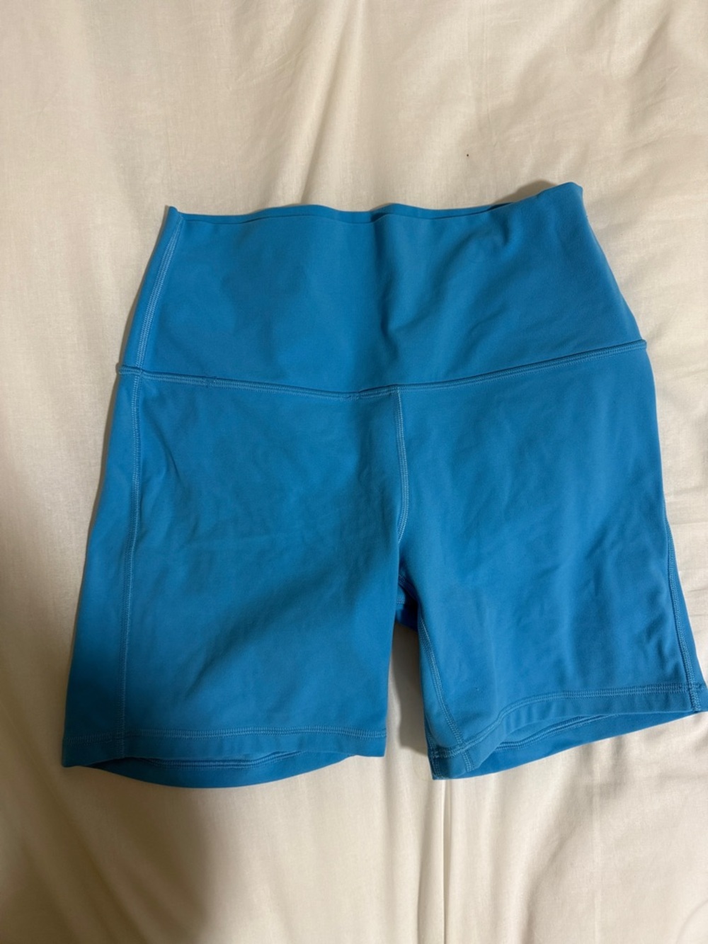 Lululemon athletica Blue High-Rise Bike Shorts